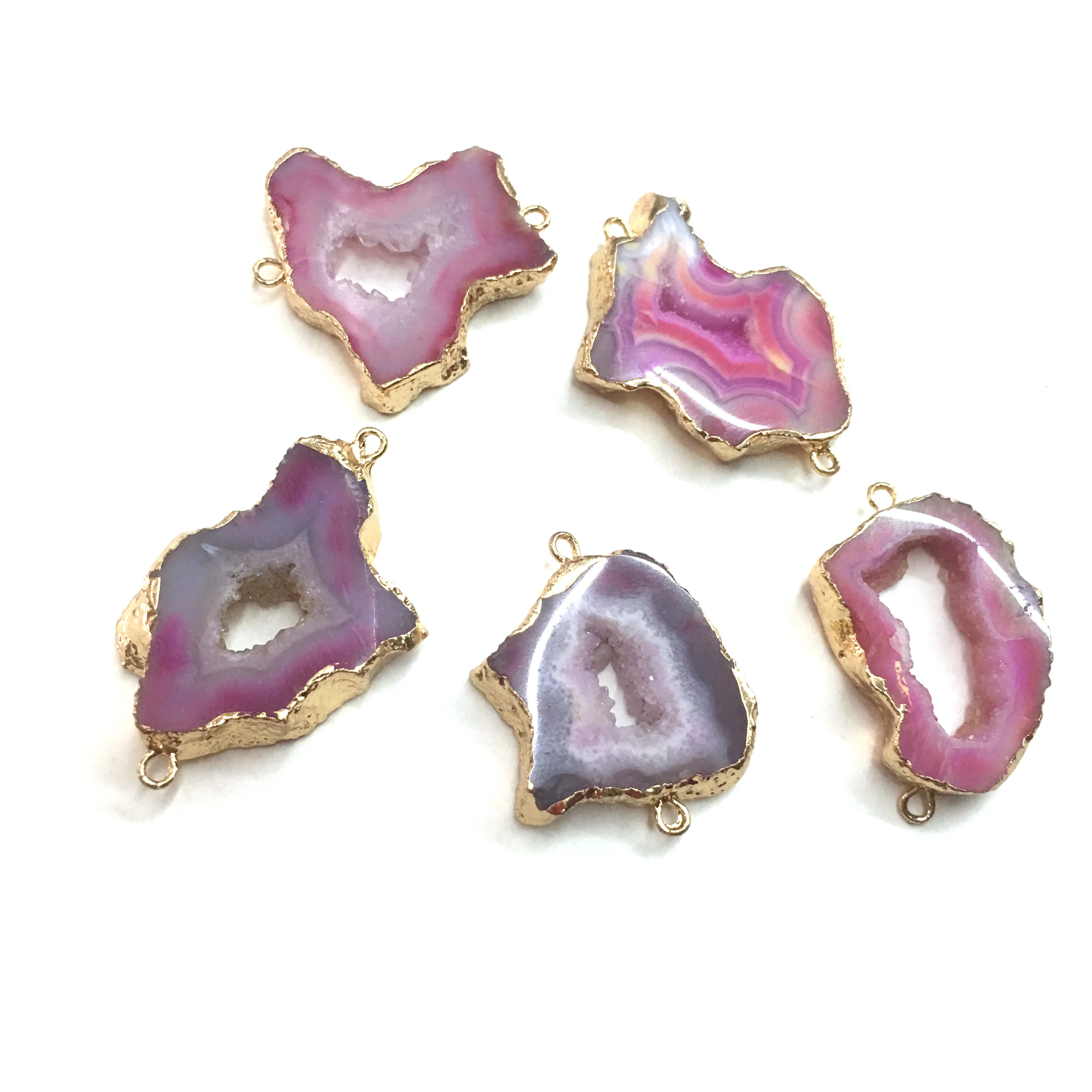 

Кусочки из натурального камня, Агаты, подвески неправильной формы, для изготовления ювелирных изделий «сделай сам», аксессуары для ожерель...