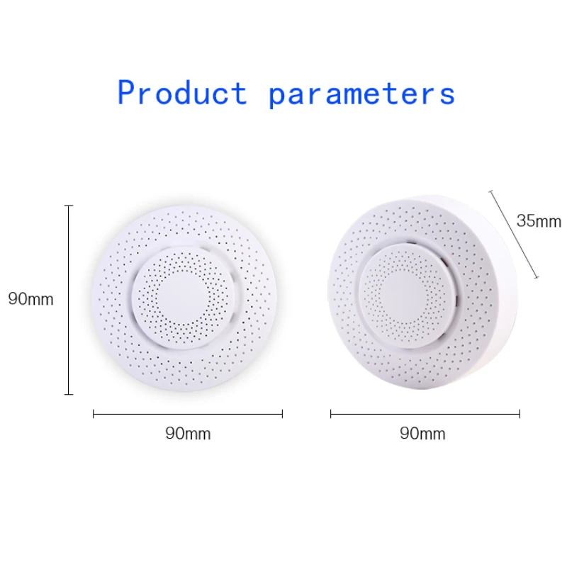 Датчик углекислого газа Tuya умный детектор сигнализации для домашней