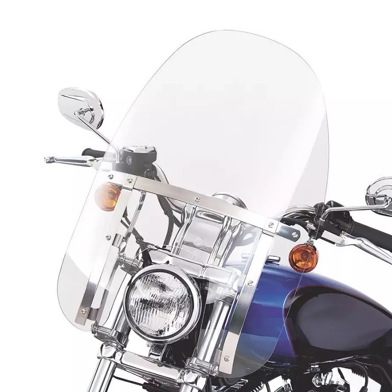 Мотоцикл 39 мм быстро снимает лобовое стекло для Harley Sportster XL883 XL1200 X72 | Автомобили и