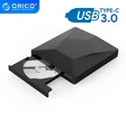 Оптический привод ORICO, USB 3,0, тонкий внешний оптический драйвер, DVD RW ROM, записывающее устройство, портативный, Plug and Play, для ноутбуков, ПК на Windows