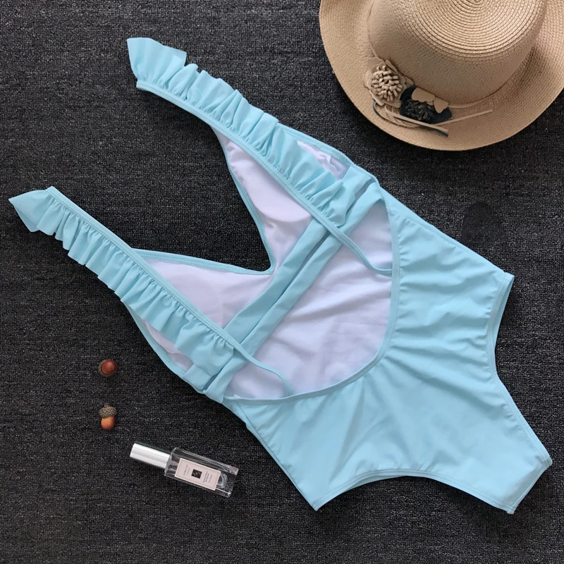 Сексуальный сдельный купальник женский с цветочным принтом боди открытой спиной