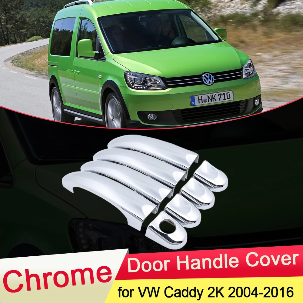 Для Volkswagen VW Caddy 2K 2004 ~ 2016 хромированная дверная ручка комплект накладок на крышку
