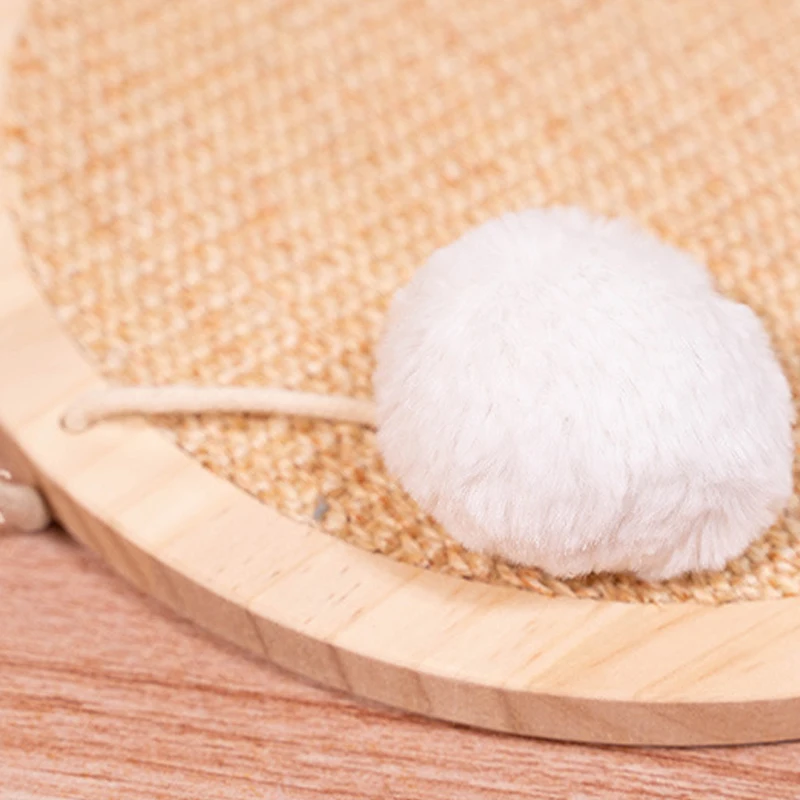 

Furniture Protect Kitten Cat Scratch Board Pad Wood Scratcher Mat Claws Care Sisal Cat Toy Product Sofa Scratching Post Protect