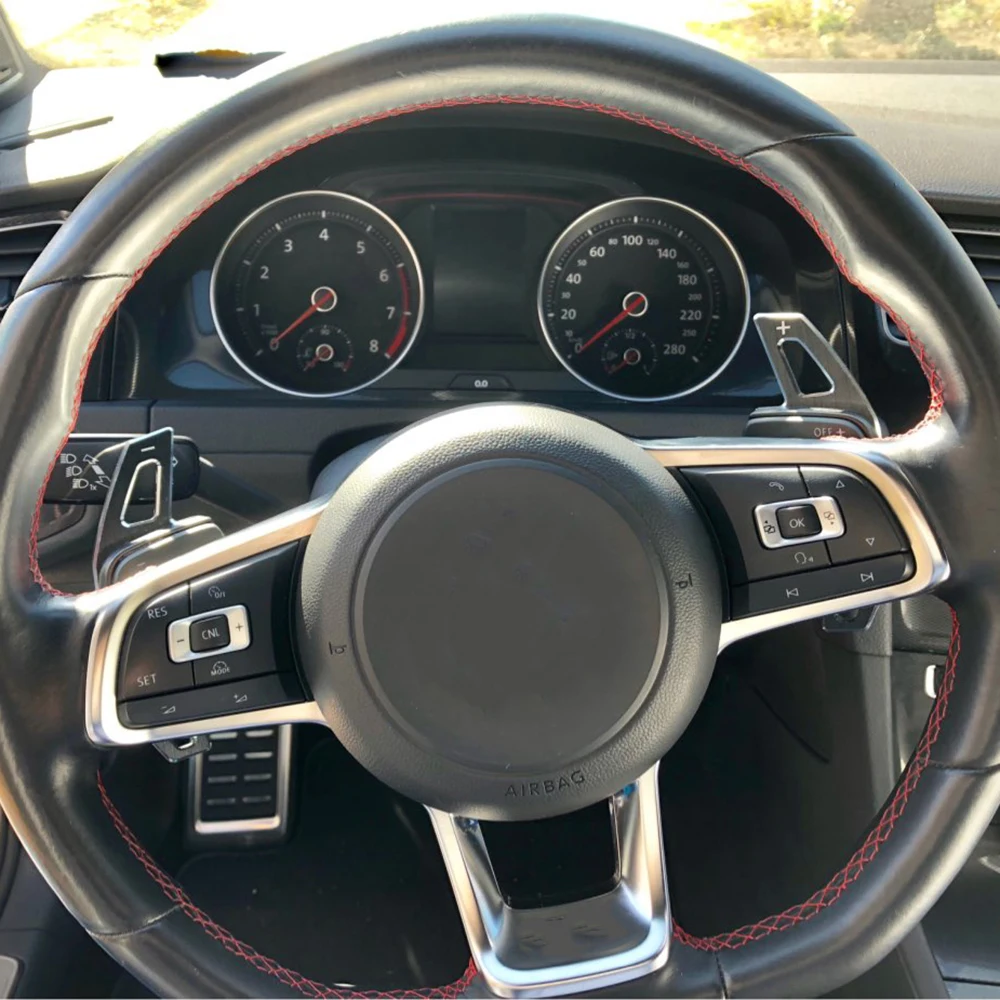 Новое металлическое весло Shift Shifter расширение для Фольксваген Гольф 7 MK7 GTI GTE GTD R