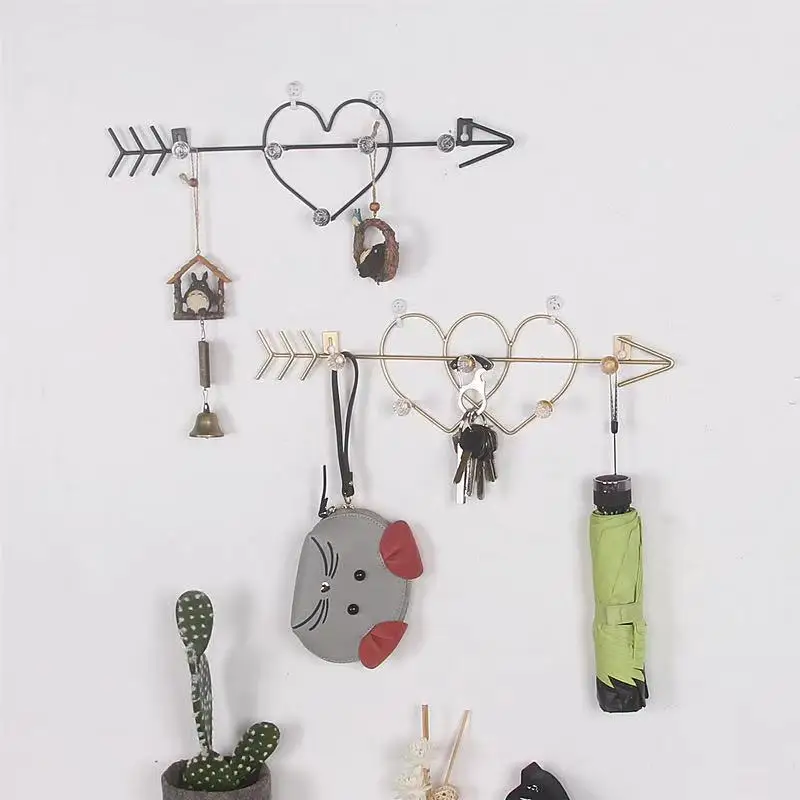 Креативные Новые горячие железные декоративные крючки креативные для ключей от