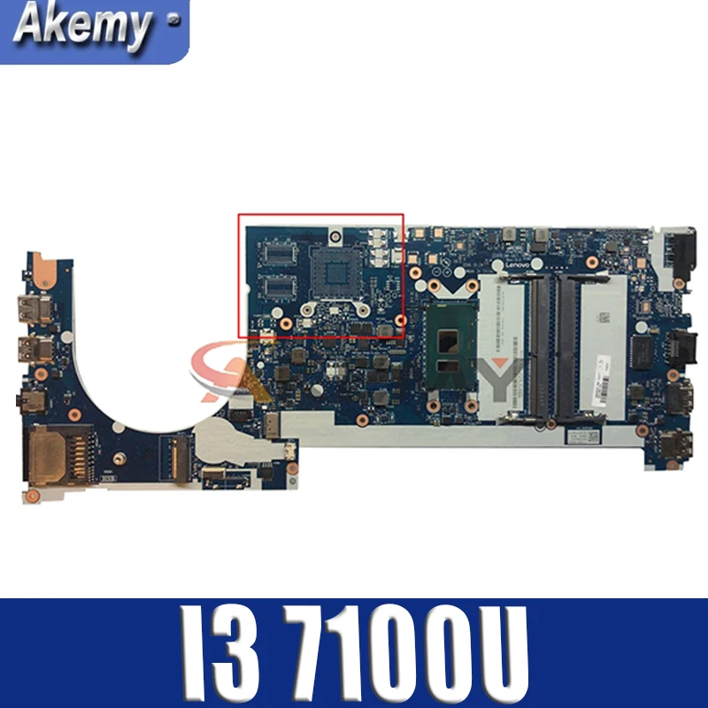 

NM-A821 Akemy CE470 подходит для материнской платы ноутбука Lenovo Thinkpad E470 E470C, Процессор I3 7100U DDR4 100%, тестовая работа