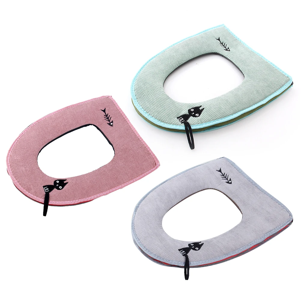 Теплое сиденье на унитаз Крышка для ванной комнаты продукты пьедестал Пан