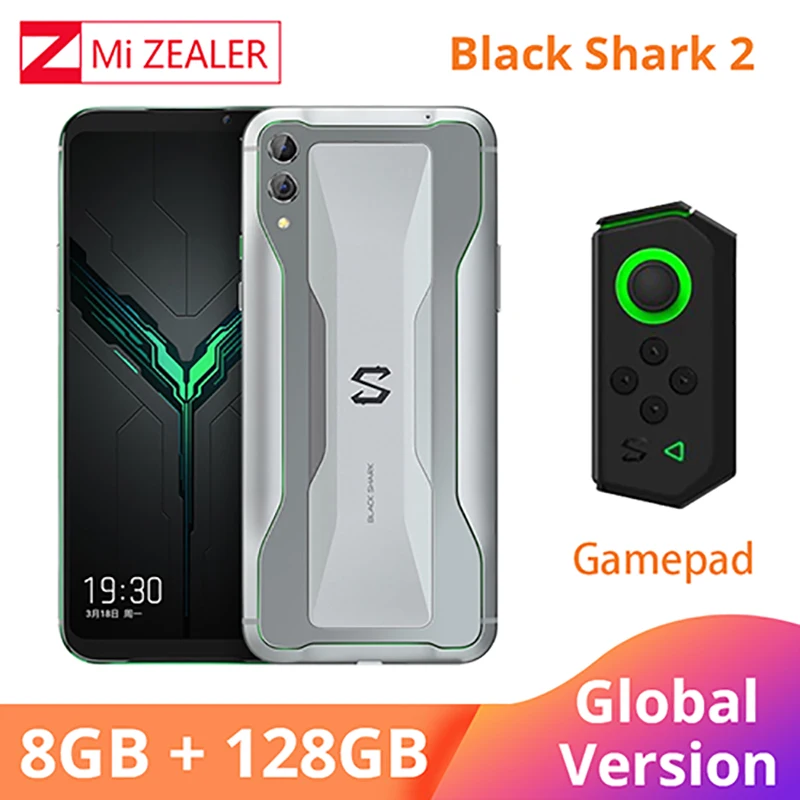 Восьмиядерный Новый QC4.0 глобальная версия Xiaomi Black Shark 2 8 Гб 128 ГБ игровой Смартфон