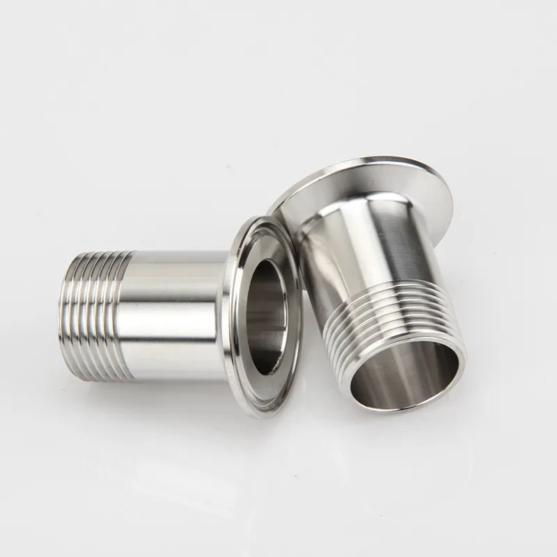 DN8 -DN50 BSP Sanitary Stainless Steel 304 Tri Clamp Male Threaded Pipe Fitting Adapter l SS304 Ferrule | Обустройство дома