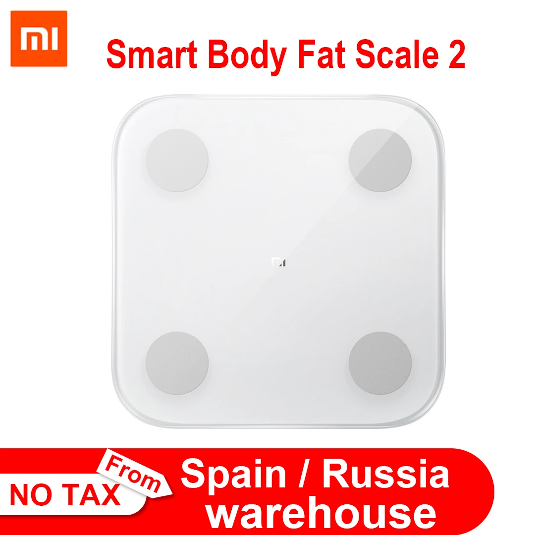 Xiaomi Mi Smart Body Fat Scale 2 Bluetooth 5,0 тест на баланс тела Дата ИМТ Здоровье вес взвешивание весы монитор СВЕТОДИОДНЫЙ дисплей