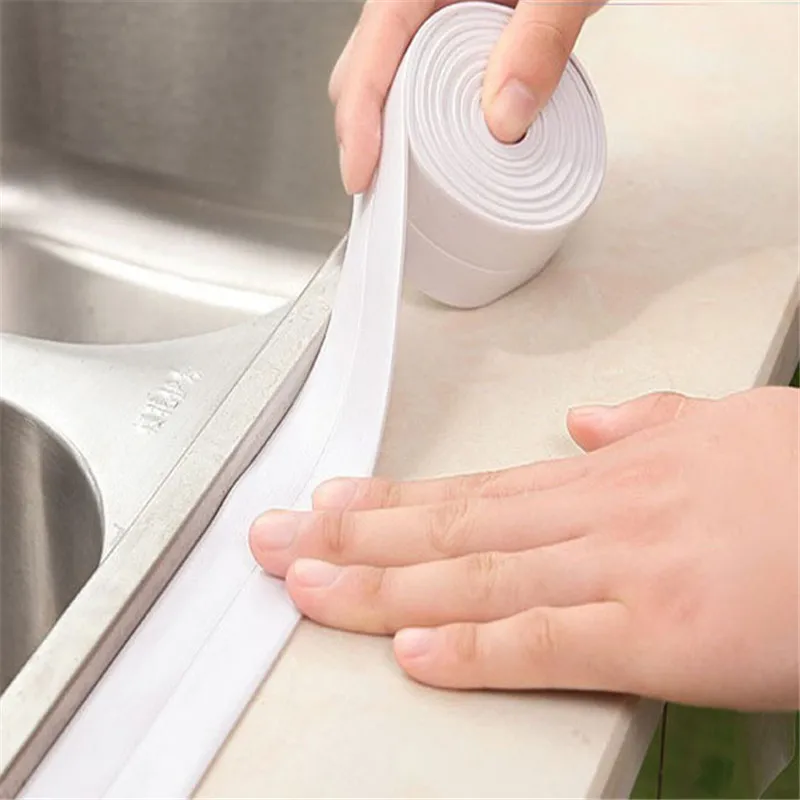 

3.2m Kitchen Waterproof Tape Bathroom Shower Water Proof Mould Proof Tape Sealing Strip Tape Self Waterproof Adhesive Plaster