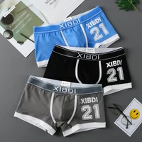 underpants mens boxer shorts pure cotton youth sports trend personality mens cute boxer shorts head alphanumeric personalit