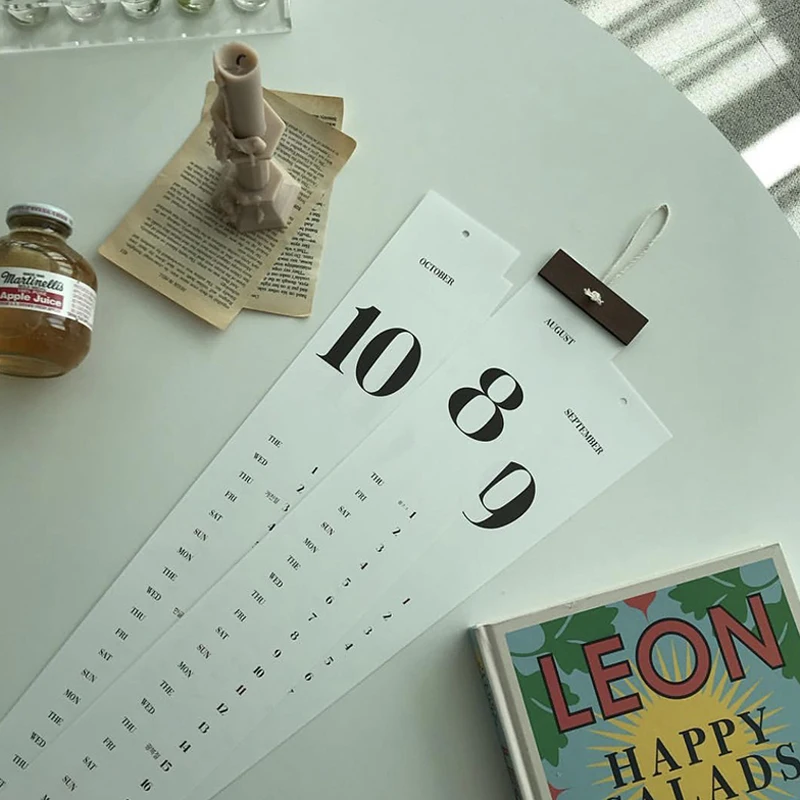 Минималистичный календарь 2020 подвесные украшения для дома аксессуары бумажные