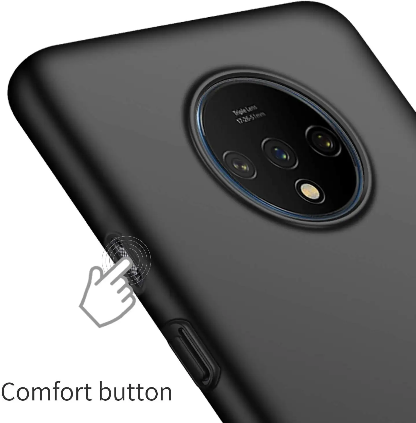 Oneplus 7T Case 6.55 inch Luxury Ultra Thin Hard Matte Plastic For One Plus 1+7T OnePlus7T Protective Back Cover | Мобильные