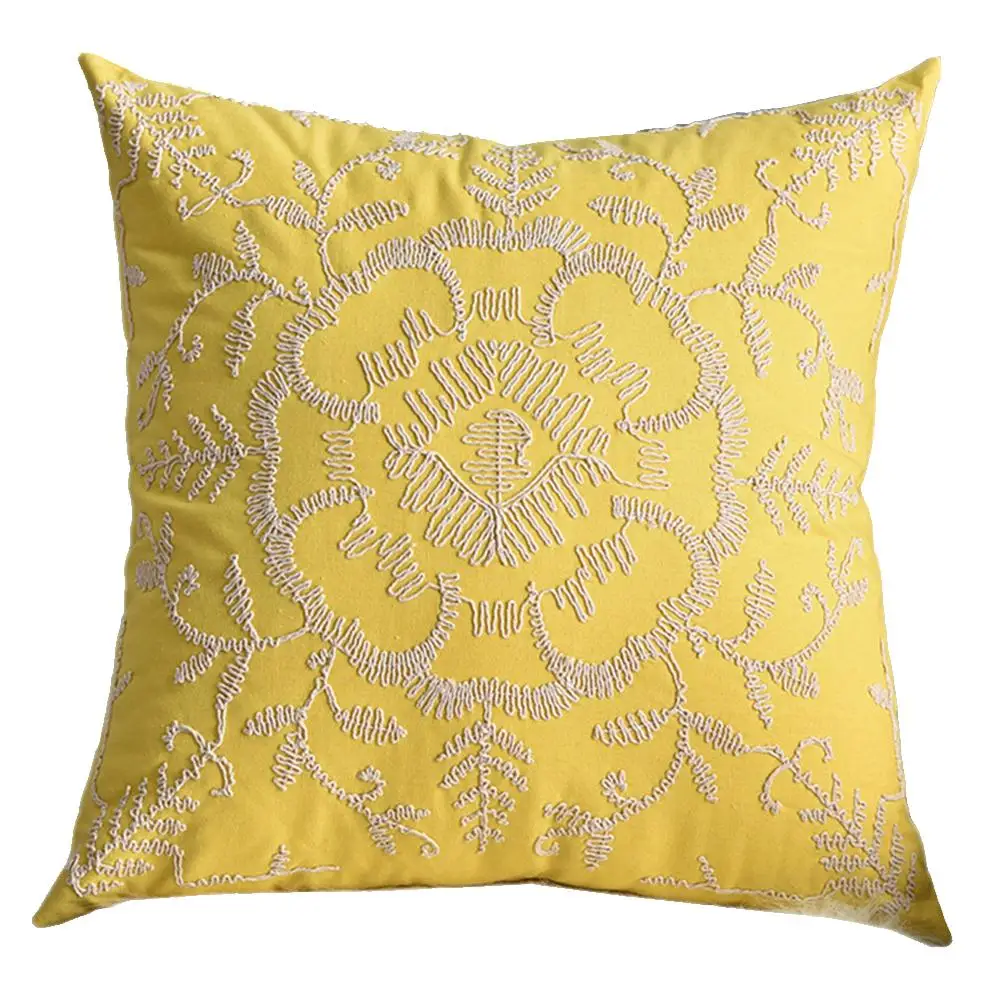 

Sofa Decorative Cushion Cover Embroidery Pillow Pillowcase 50*50cm Throw Pillow Living Room Home Decoration Pillowcover