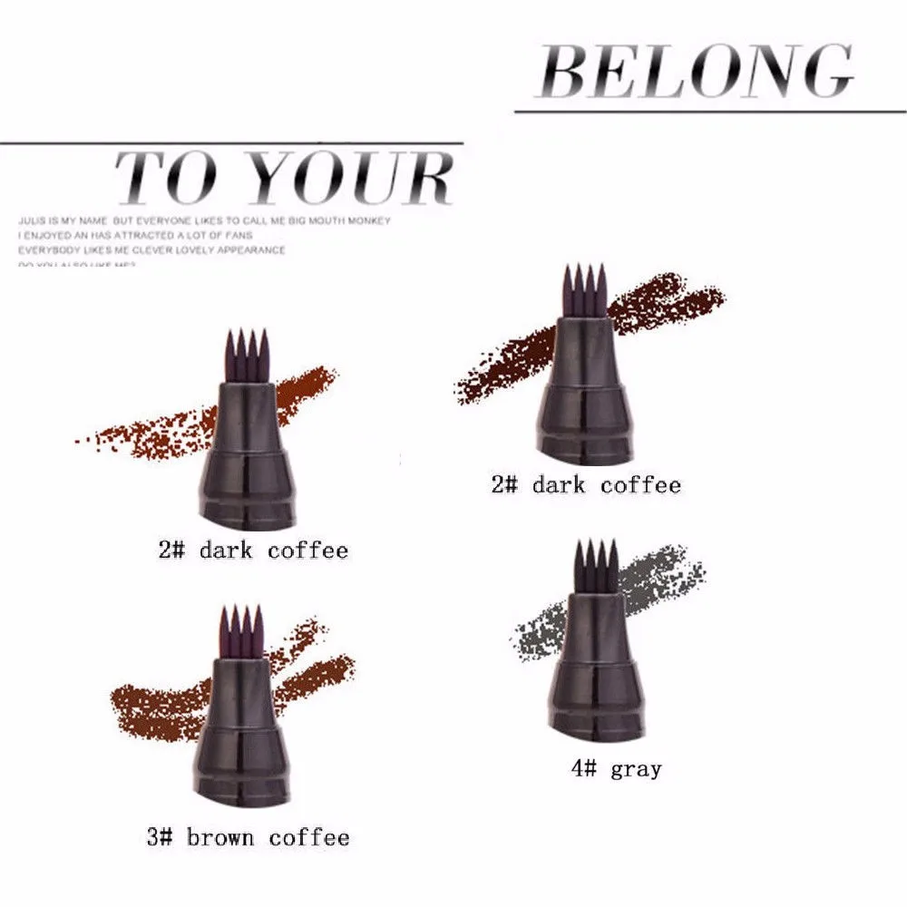 Водонепроницаемая ручка для микроблейдинга бровей вилка наконечников