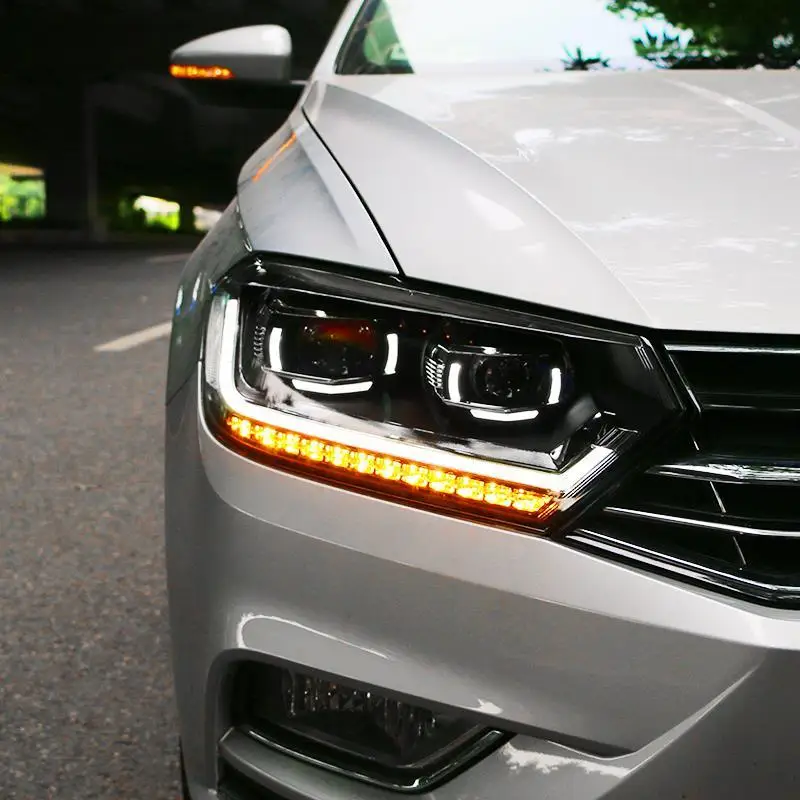 Neblineros Running Exterior Luces Led Para Авто Cob фары передние противотуманные задние Автомобильные фары в сборе 16 17 для Volkswagen Bora