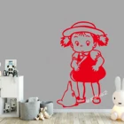 Японское аниме Мой сосед Тоторо мультяшный стиль детская комната Детский сад настенное художественное украшение полиэтиленовые настенные наклейки A7