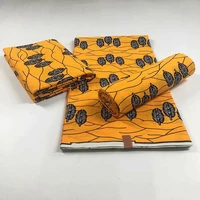 2021 new hot sale african wax fabric cotton material nigerian ankara block prints batik dutch high quality sewing cloth vl 47