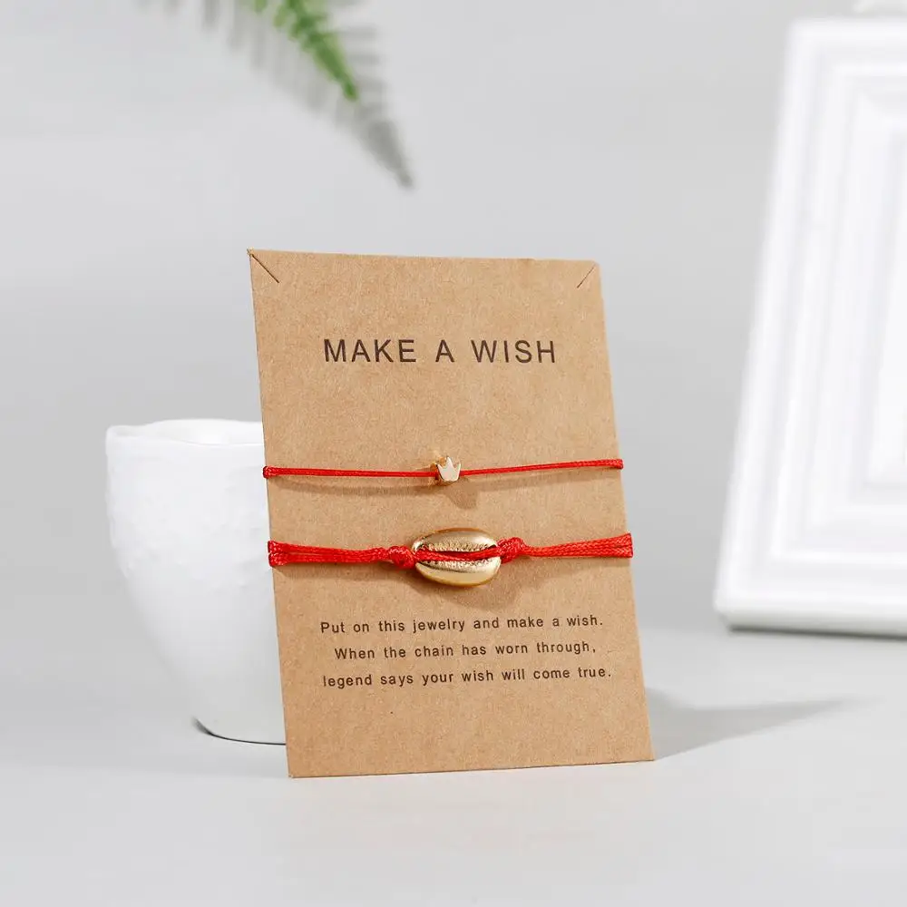 Подарочный женский и мужской браслет в виде короны золотого цвета регулируемые