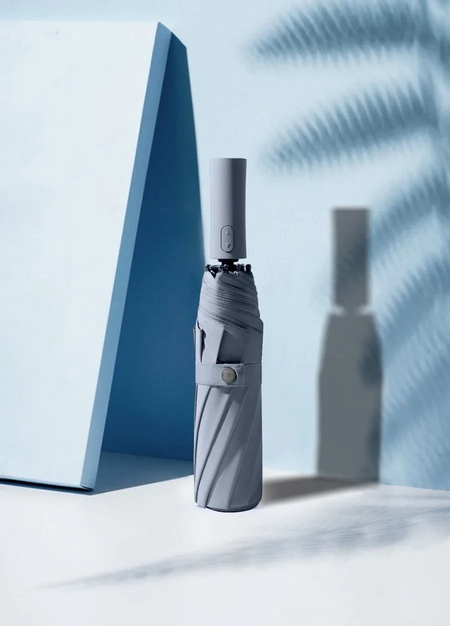 Складной зонт автоматический двухслойный мужской от солнца и дождя для