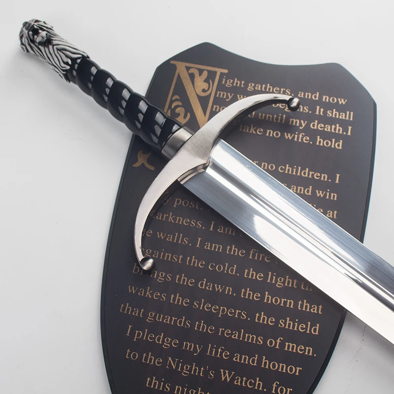 

The Famous TV Series Snow's Sword Stainless Steel Blade 1:1 Perfectly Presented Animal Shaped Handle 107cm 1.4kg