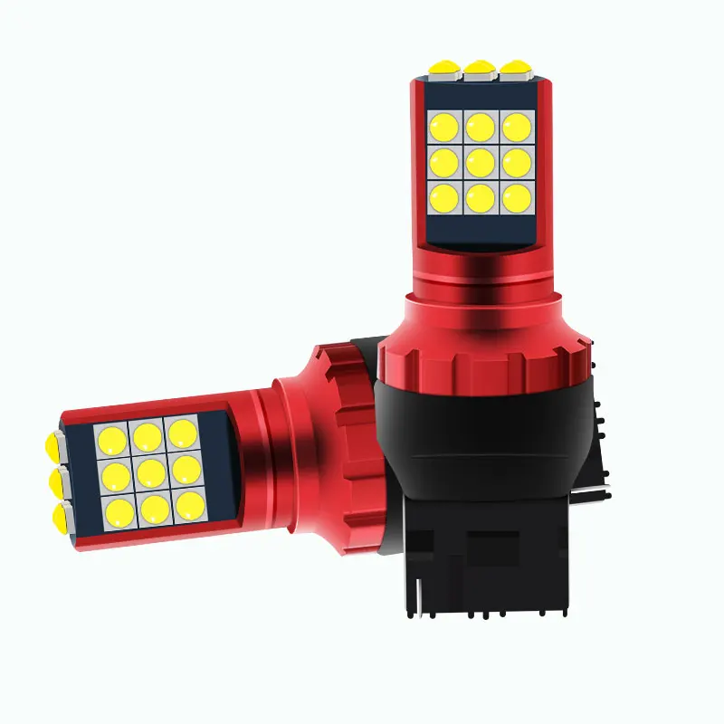 2X LED Car Reverse Lights Rear Light 12V T20 Type Tail Bulb Lamp Daytime Running Signal Glowing Working | Автомобили и мотоциклы