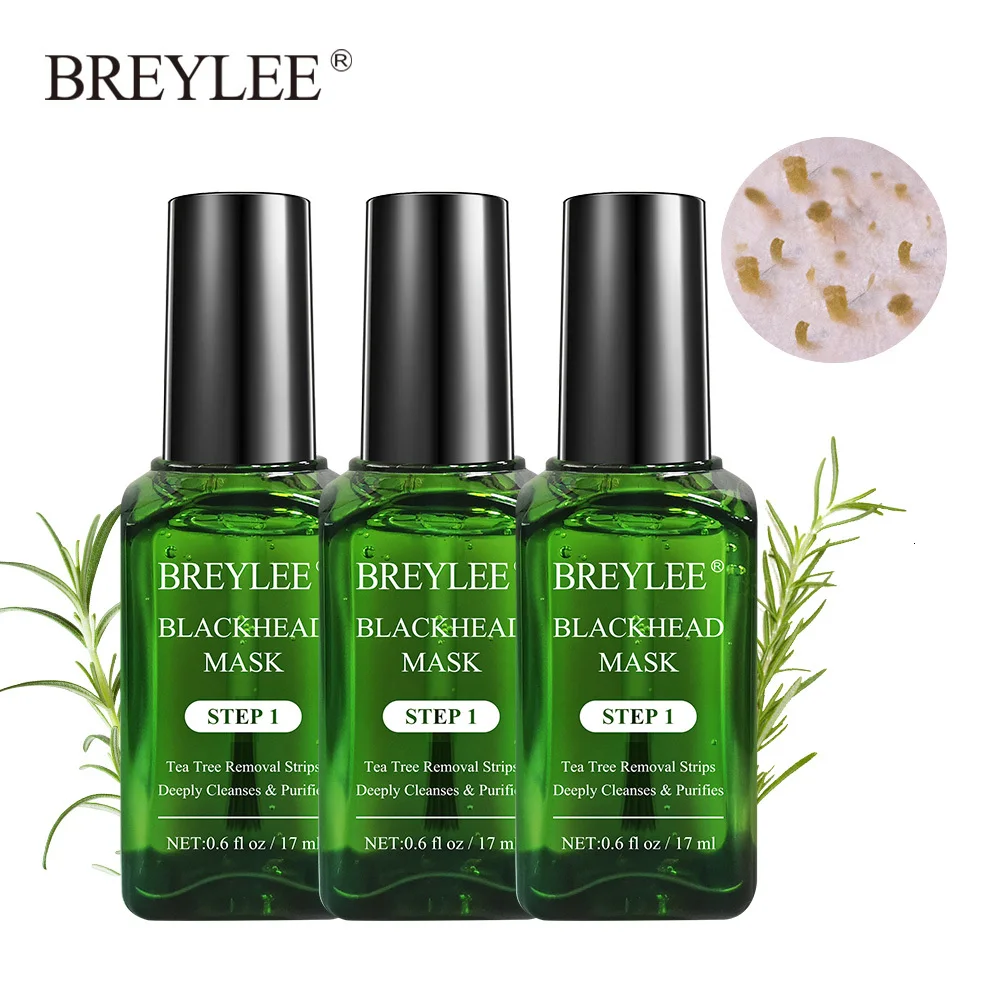 BREYLEE черная маска для удаления угрей сжимает поры акне терапии Сыворотки