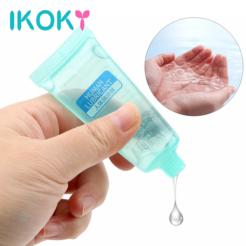 25 мл анти боль секс смазки масло водорастворимый обезболивающий гель Личная