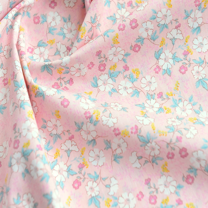 Poplin Liberty Fabric Cotton Printed Small Floral Muslin for Quilting Clothes DIY Children Textile by Half Meter | Дом и сад