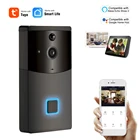 Видеодомофон TuyaSmart, 1080P, Wi-Fi, беспроводной, совместим с Alexa Google Home