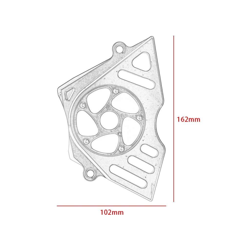 Алюминиевый кожух передней звездочки для мотоцикла с ЧПУ защитный аксессуары CBR