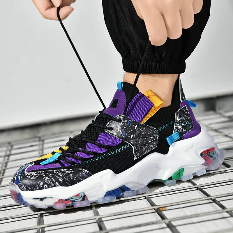 Shoes men Sneakers Male casual Mens tenis Luxury shoes Trainer Race Breathable fashion loafers running for |