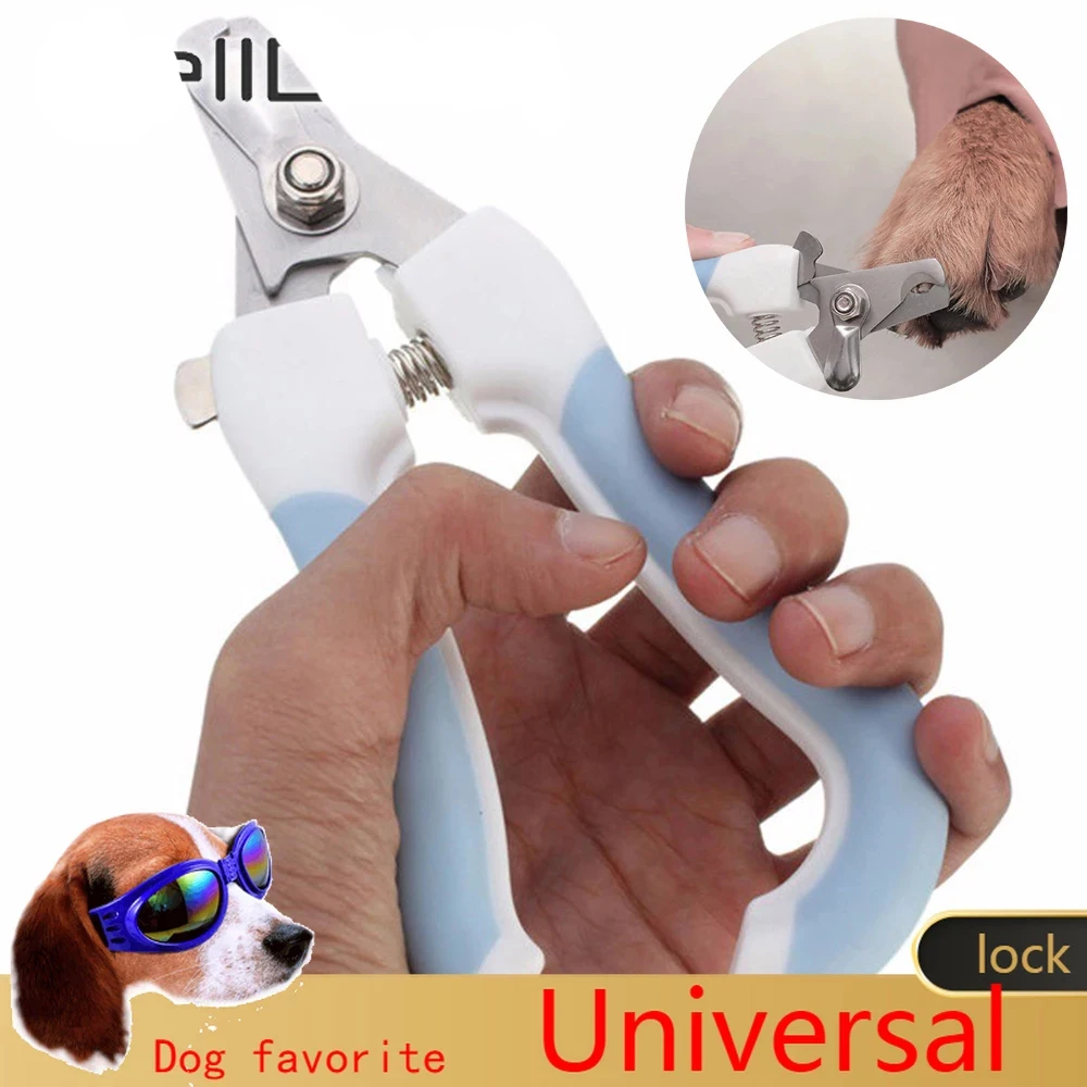 

Professional Pet Nail Clippers Dog Cat Stainless Steel Two-color Labor-Saving Nail Clippers Convenient Beauty Cleaning Supplies