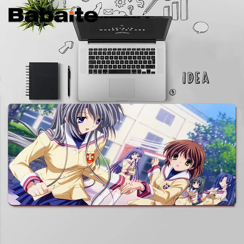 

Babaite Top Quality Clannad After Story Unique Desktop Pad Game Mousepad Free Shipping Large Mouse Pad Keyboards Mat