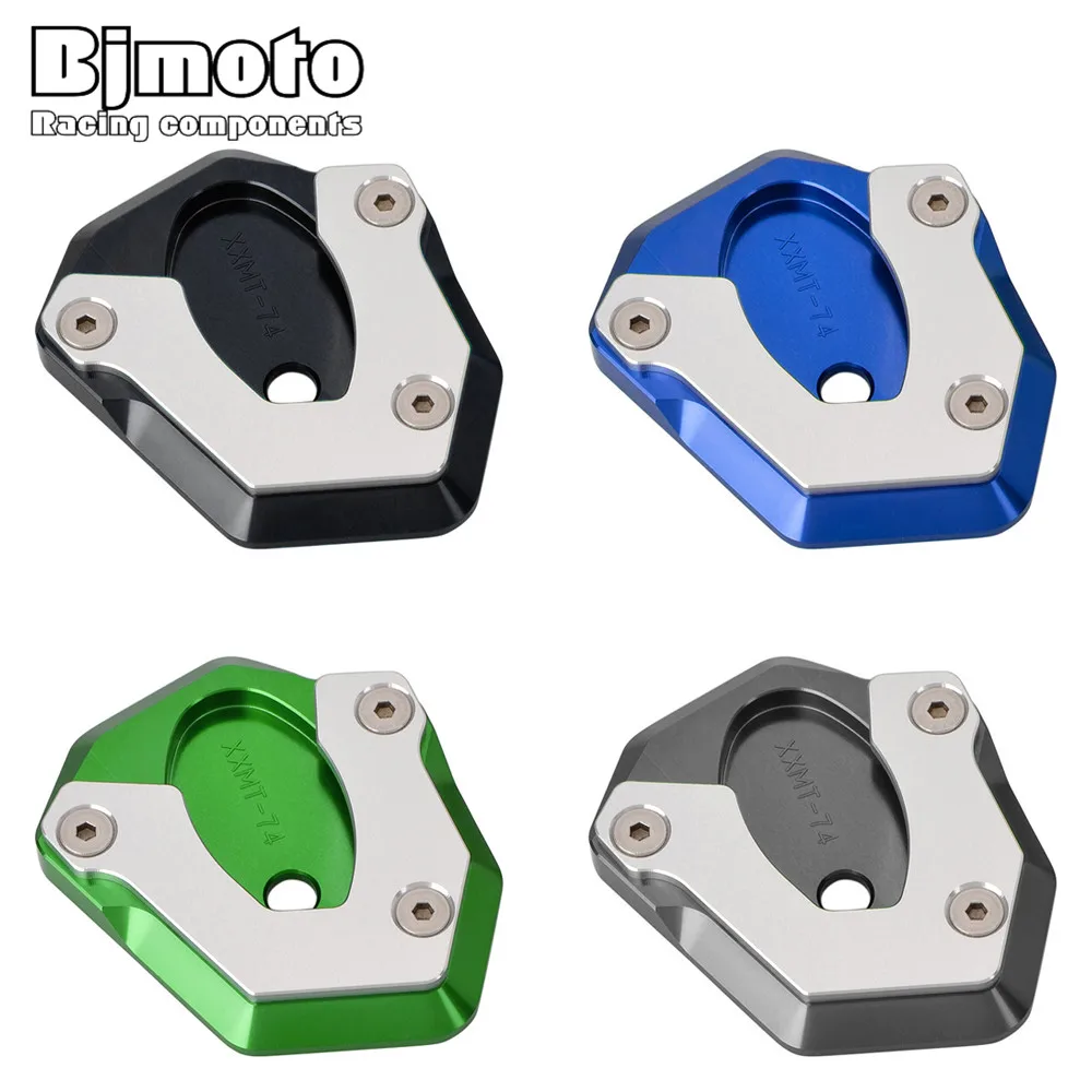 

CNC Aluminum Motorcycle Side Stand Kickstand Enlarge Extension Pad for Kawasaki Z900 Z 900 2017
