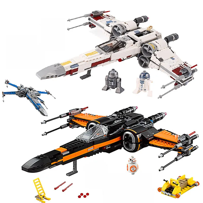 Starwars 05004 05145 10900 X крыло Звездный истребитель здание истребителя блоки игрушки для детей совместимы с звездным планом войны