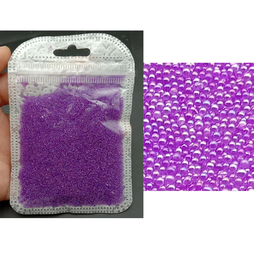 nail caviar 11 20 г/компл. высокое качество ногтей шарики 3D блеск сломанной Стекло Стразы для украшения ногтей, маникюр ремесла Deacoration аксессуар - Цвет: nail caviar 11