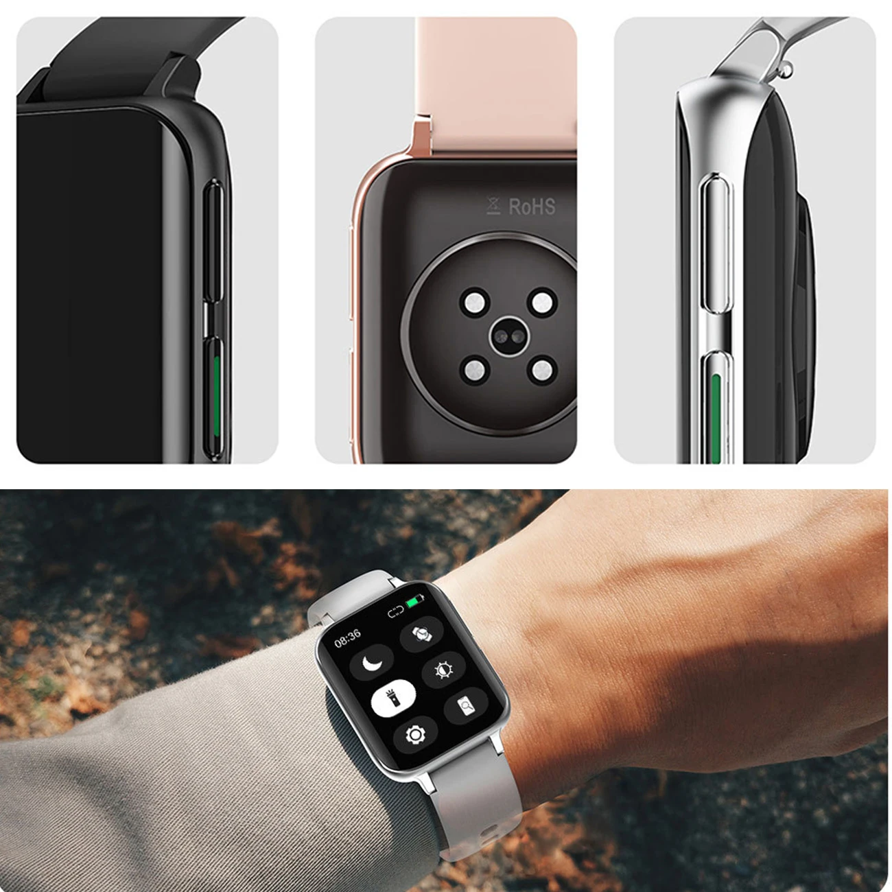 

DT93 ASmart Watch Heart Rate Monitor Bluetooth Call for Man Women Smart Watch