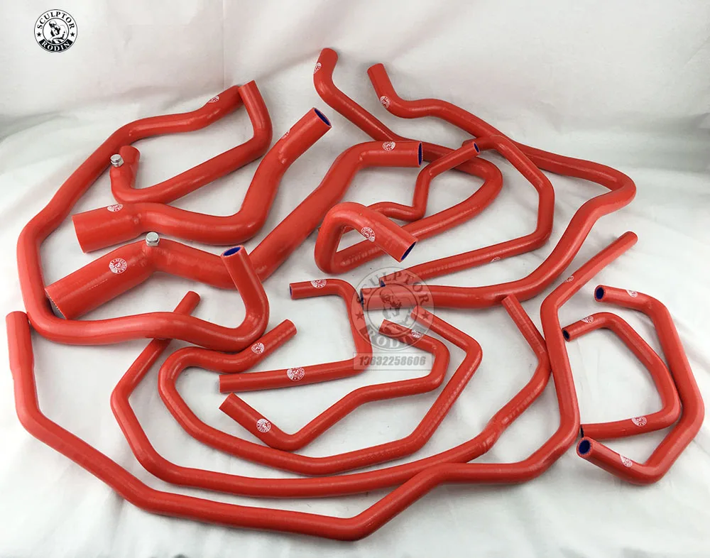 Силиконовый шланг радиатора охлаждающей жидкости для RENAULT 5GT R5 TURBO 85-91 (15 шт.)