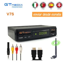 Оригинальный спутниковый ресивер Freesat V7S HD GTMEDIA Full 1080P DVB S2 + USB Wi Fi