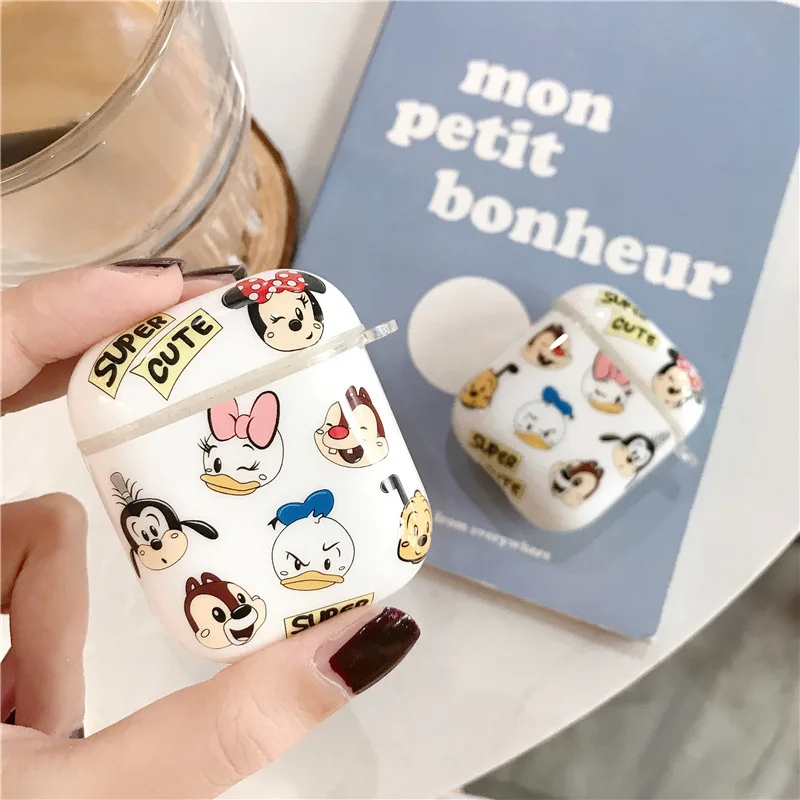 

2021 Disney certified Bluetooth-compatible earphone protective sleeve is suitable for airpods2 wireless earphone protective