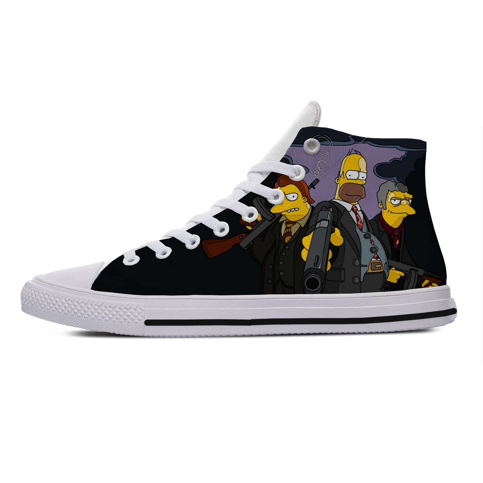 Simpson Snoo py и другая анимационная обувь для отдыха легкая модная парусиновая