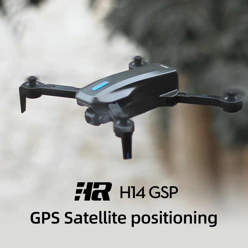 

H14 GPS Drone Aerial Photography HR Series 4K Dual Lens 2.4G/5G WIFI 75 Degree Electric Adjustment Headless Mode Foldable Drone
