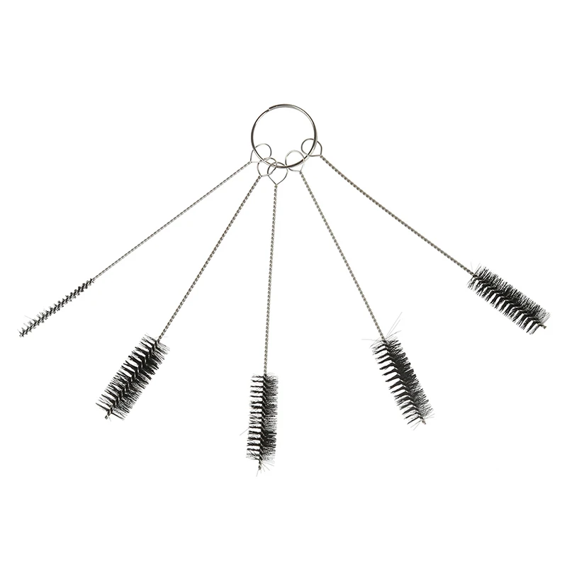 

5 pc tattoo cleaning brush for Tube tattoo machine (Black)-ABVP
