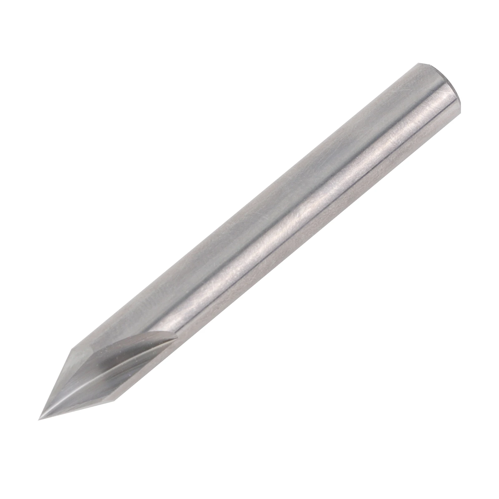 

60 Degree V Groove Solid Carbide Router Bit 1/4" Shank 1/4"X2"