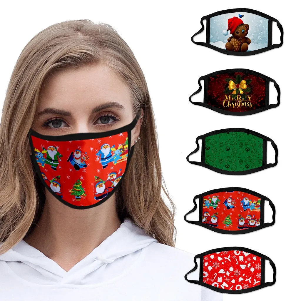 Многоразовая маскарадная Фестивальная маска с мультяшным принтом Mondkapjes для