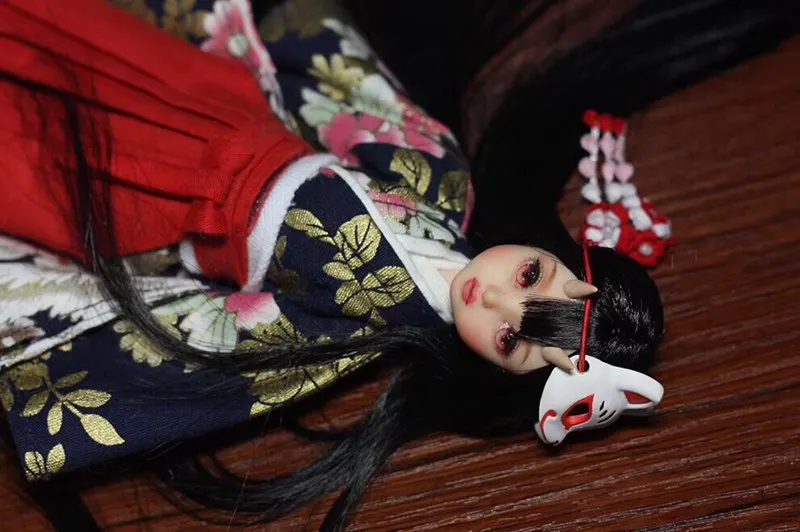 1/8 1/6 1/4 1/3 BJD японские кимоно аксессуары для кукол для BJD/SD blyth OB11, не включая куклу, обувь, парик и шарф E2685