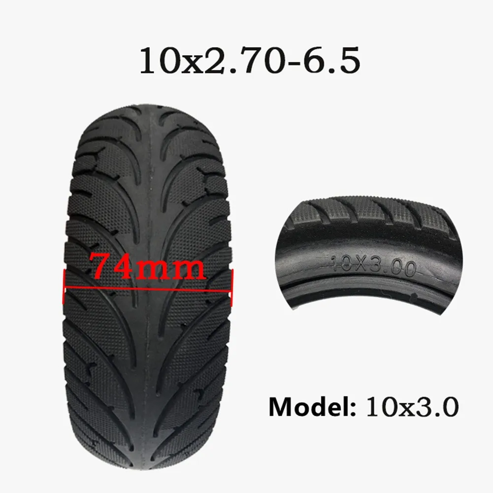 10 Inch Electric Scooter Tire Thick Solid Wear-resistant Tyre 10x3.0 (10x2.70-6.5) Non-pneumatic Tire For E Scooters Accessories