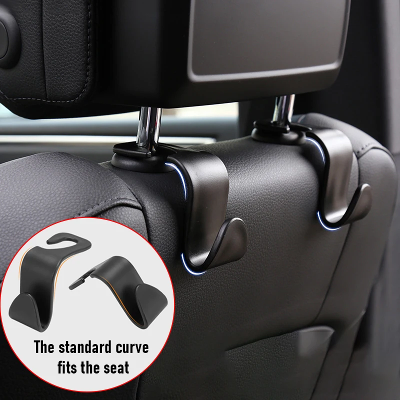 

1PC Universal Car Seat Hook Back Hook Car Accessories Interior Portable Hanger Holder Storage for Car Bag Purse Cloth